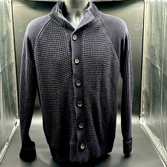 Weatherproof bomber sweater. Size L. Men’s. Navy. Excellent condition!! - Picture 1 of 6